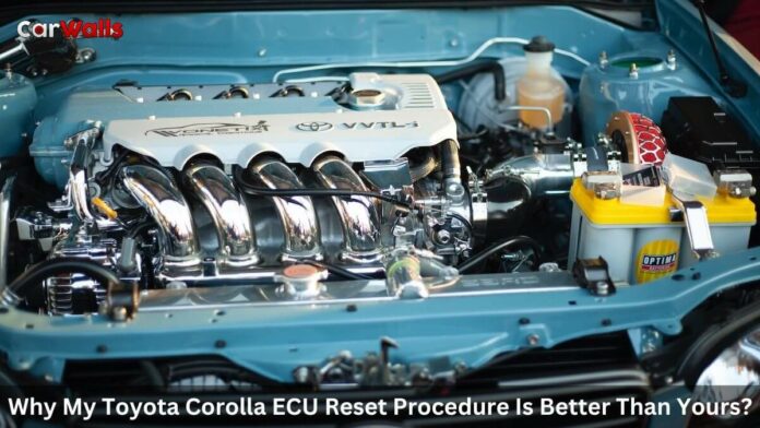 Toyota Corolla ECU Reset Procedure